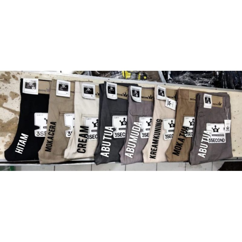 celana pria kekinian 3SECOND