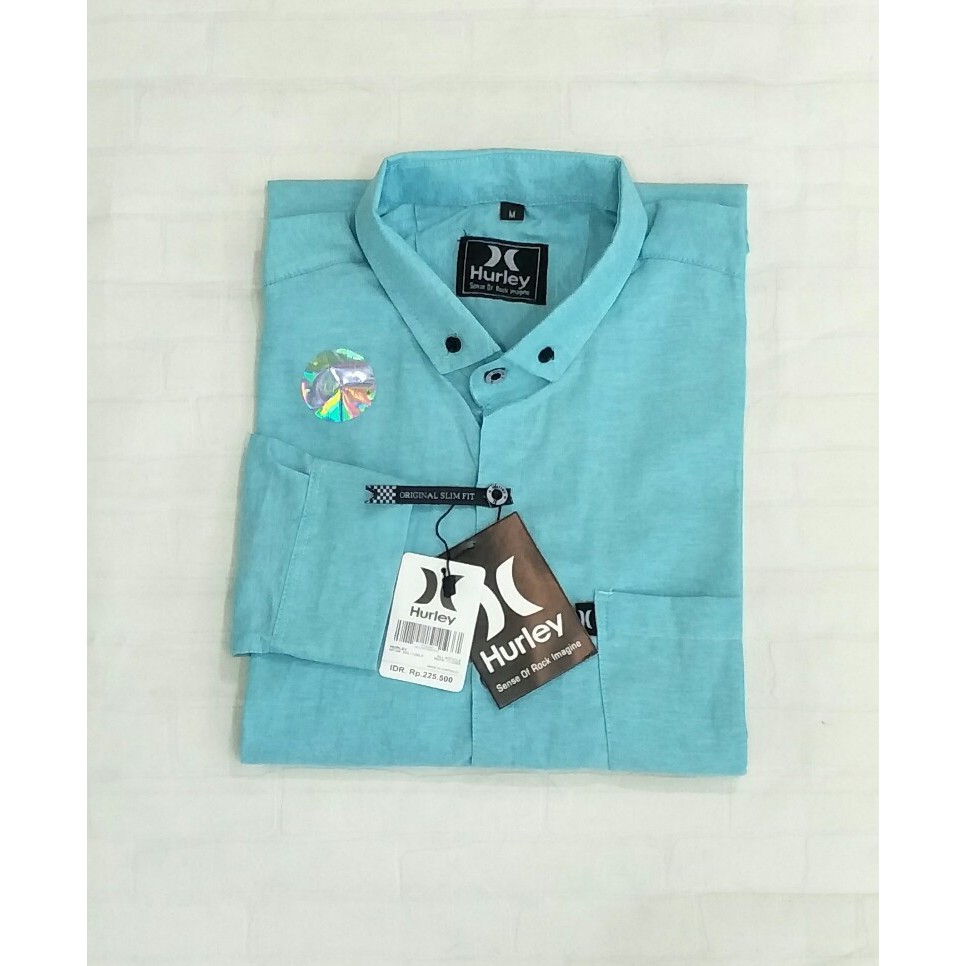 Kemeja Polos Pria Formal ~ Kemeja Pria Oxford Lengan Panjang