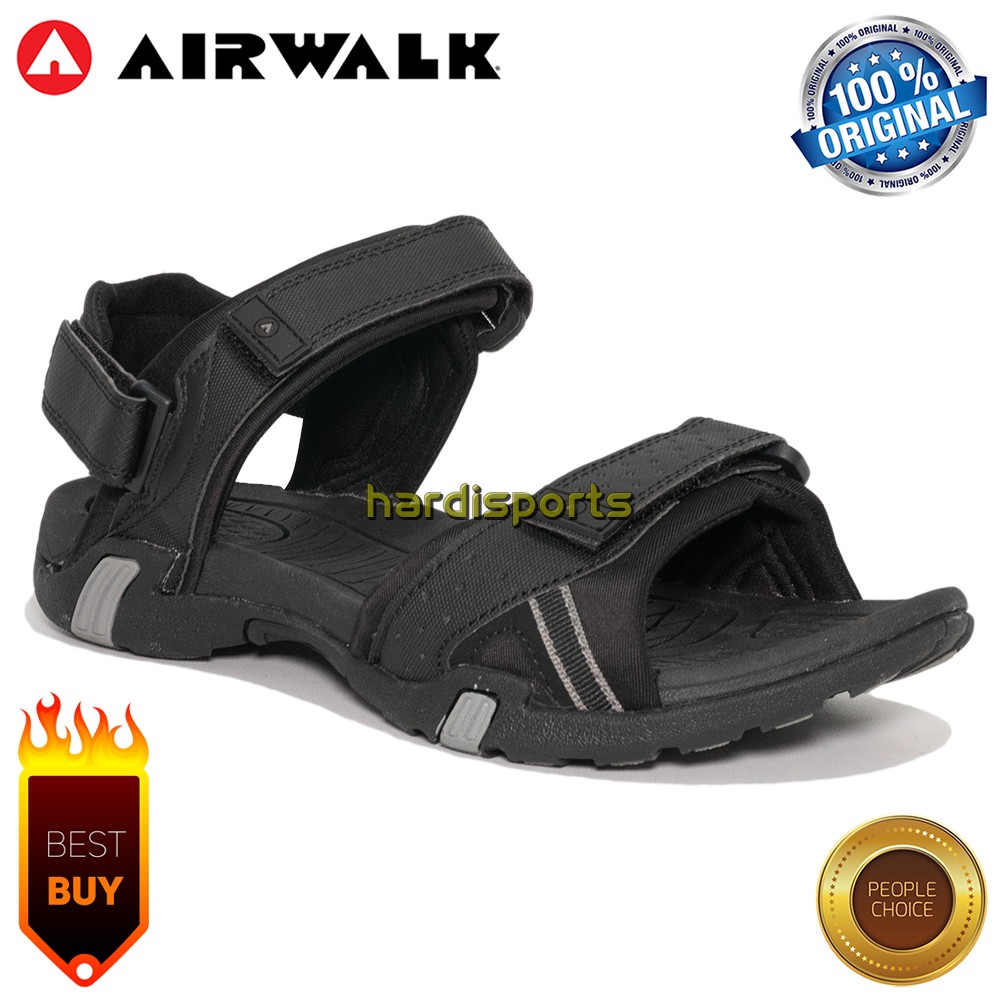 Sandal Pria Airwalk Kara AIW18SM1001B - Black ORIGINAL