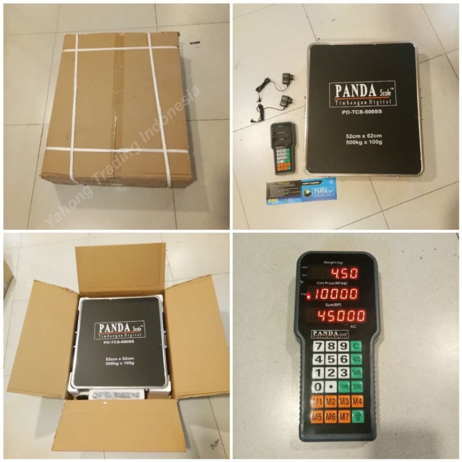 Timbangan Digital Barang Ekspedisi Wireless Tanpa Kabel 500kg 100g