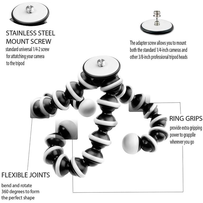 Gorilla Pod/Gorila Tripod-Tripod Lentur Fleksibel Mini Untuk HP/Kamera