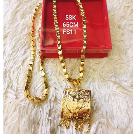 KALUNG PADI 5 SUKU REPLIKA EMAS SEPUHAN