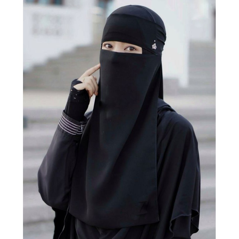 Niqab Bandana Niqab Cadar Niqab Yaman Cadar Bandana Niqob Viral Termurah Niqob CROWN