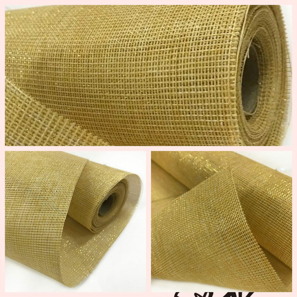 KAIN GONI HALUS BURLAP | ALAS MAHAR | KAIN KERAJINAN 10 YARD (29CM &amp; 48CM)