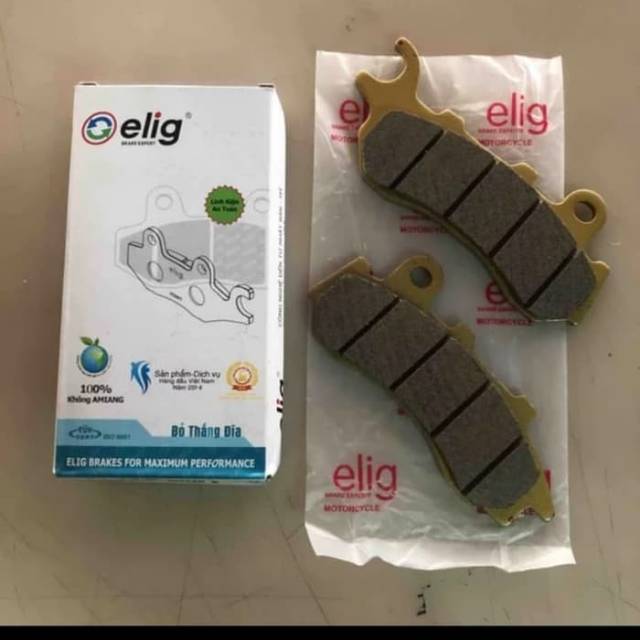 Kampas rem depan cakram pcx new 2018 lokal merk elig tipe em380