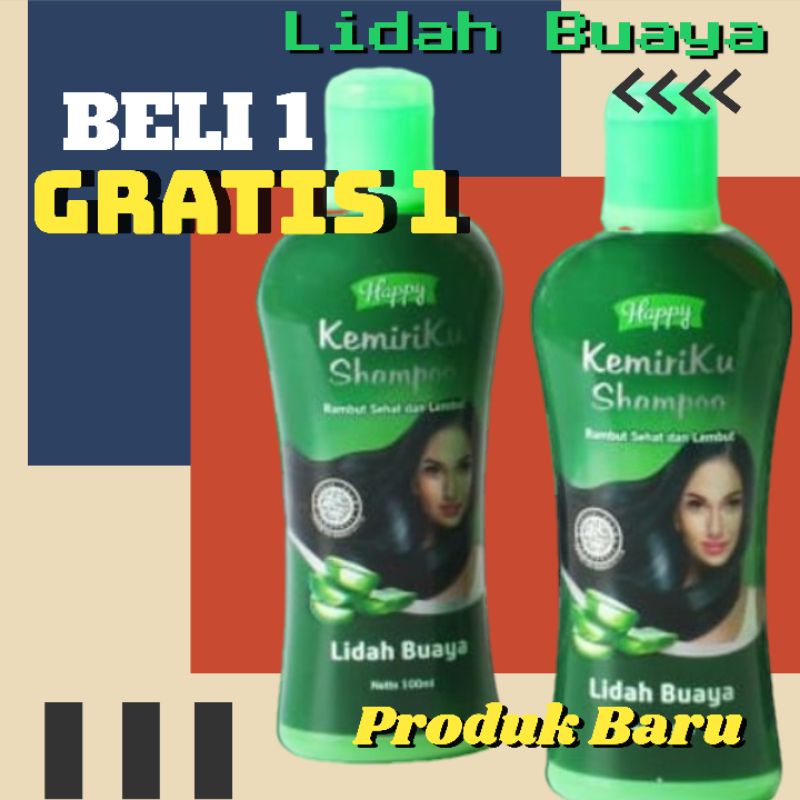 PRODUK TERBARU SHAMPO KEMIRI LIDAH BUAYA 100 ML / SHAMPO KEMIRIKU/ KEMIRI/ PAKET KEMIRI/ RAMBUT BERU