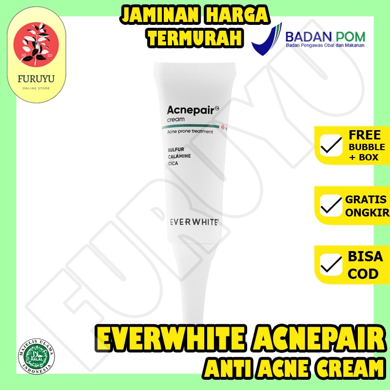 Cream Penghilang Jerawat Everwhite Acnepair Cream Origina BPOM