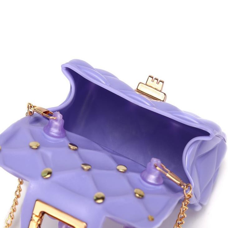 ♥TMALL88♥ Tas Wanita Jelly Glossy Mutiara Mini ala Korea