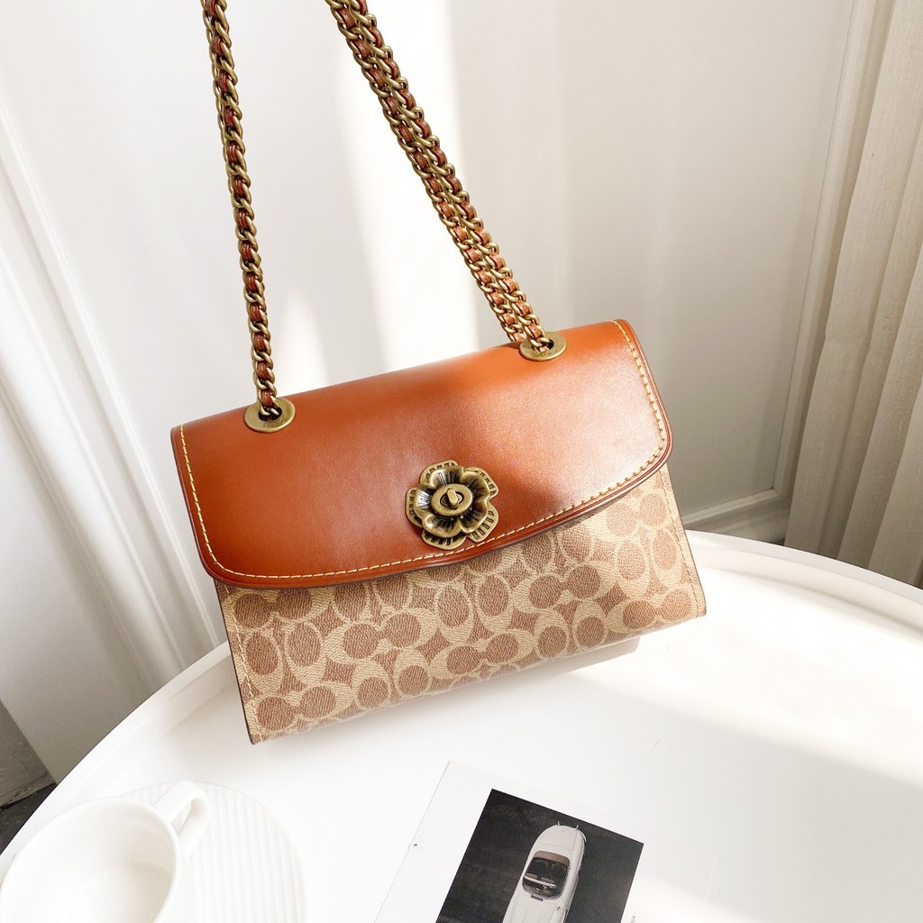 

198-CH830585 / 30585 [ORIGINAL] Coach Parker In Colorblock Signature Canvas