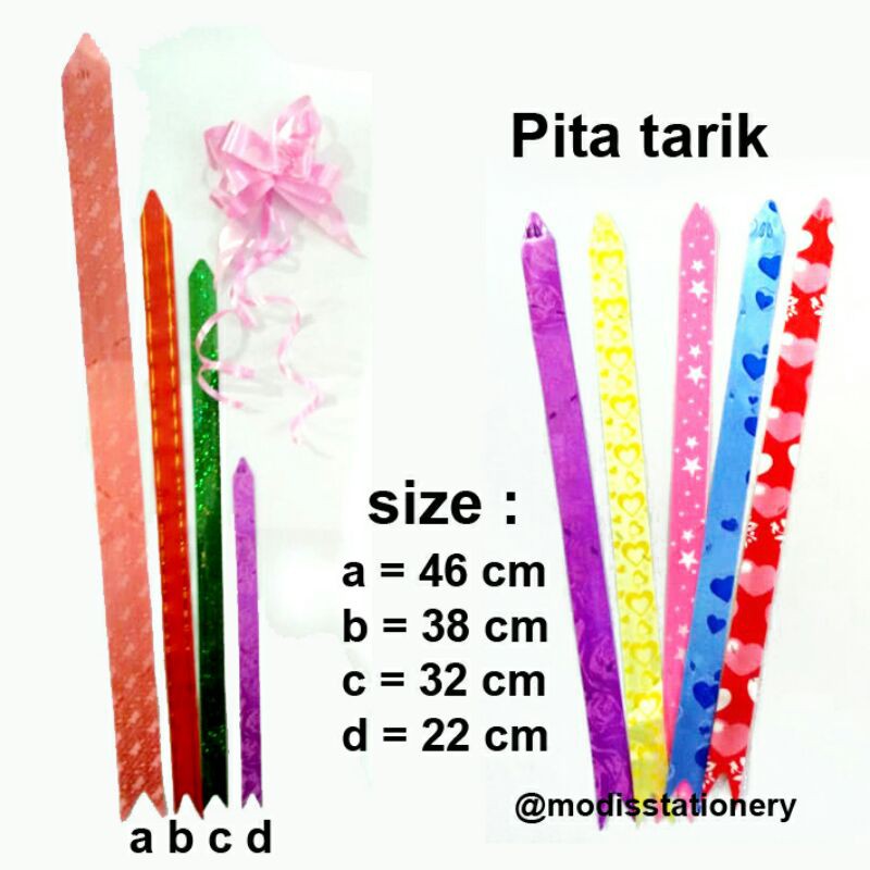 

pita tarik bentuk bunga gift Kado