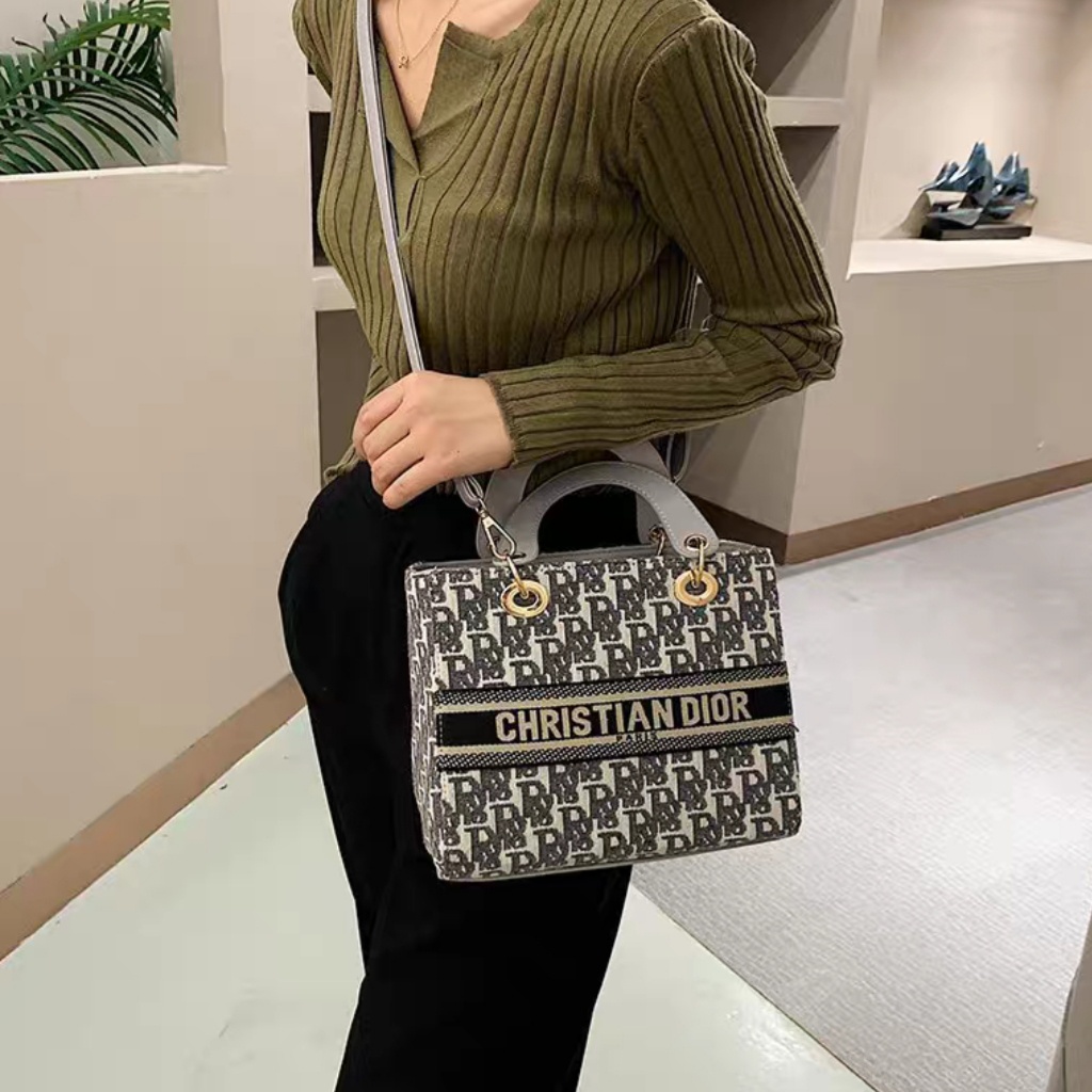 BJ79010 - BLACK/GRAY - TAS SLEMPANG BEST SELLER SALE TERLARIS FASHION WANITA HANDBAG TOTEBAG IMPORT TERMURAH BAGSTORE JAKARTA TAS BATAM ZCJ4050 LT1443 ELJ5372 CR7422 JT668