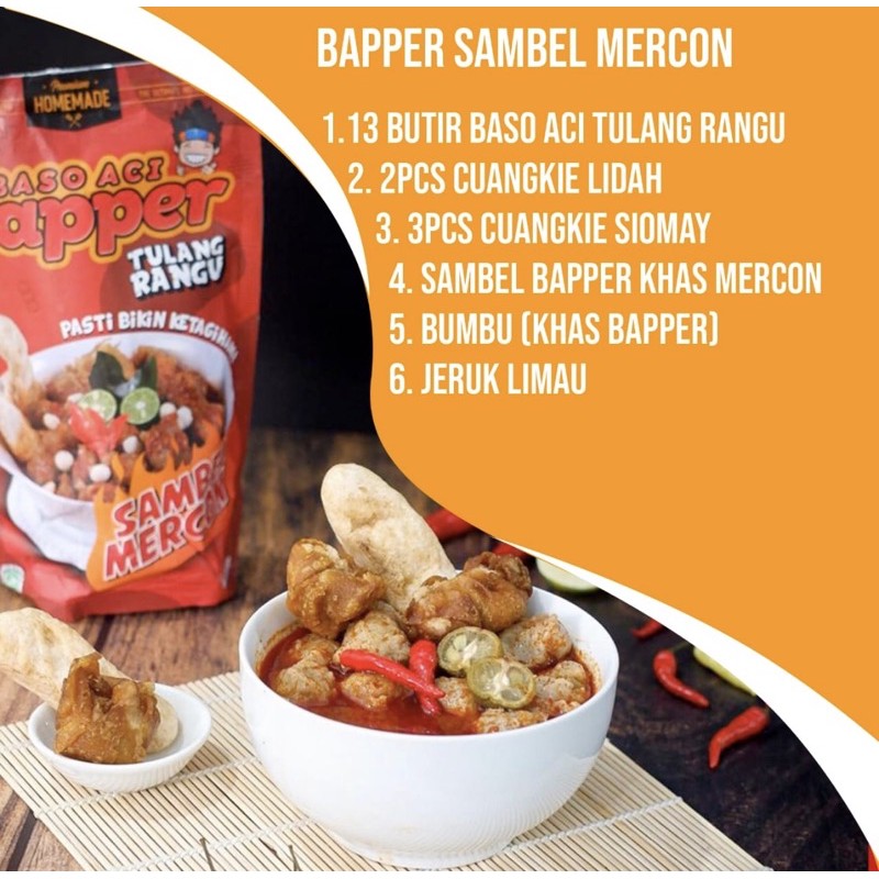 

boci bapper tulang rangu sambel mercon