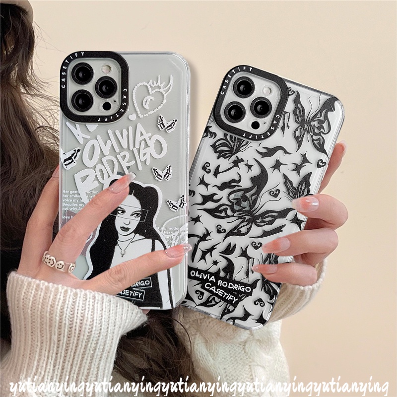 Butterfly Soft Case Tpu Motif Gadis Kupu-Kupu Untuk iPhone 7 8 Plus 6 6s Plus 11 13 12 Pro Max XR X XS Max SE 2020