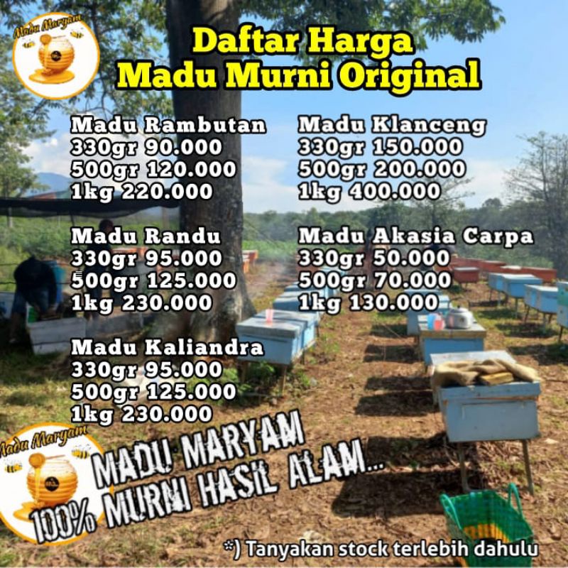 

Madu Hutan Asli Berbagai Macam Jenis