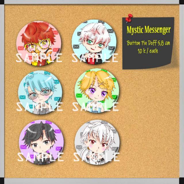 Button Pin Mystic Messenger