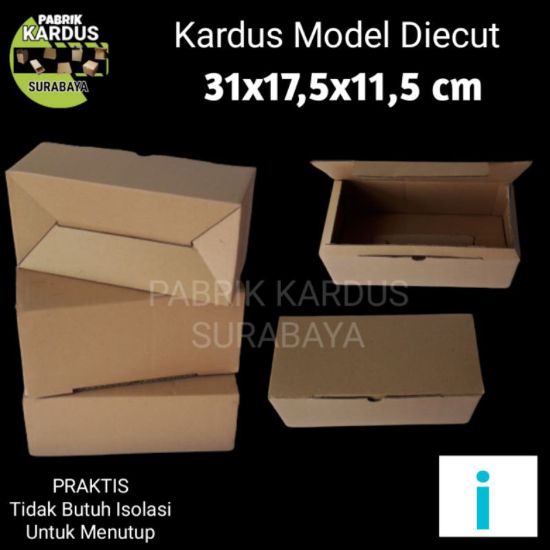 

KARDUS i COKLAT 31x17.5x11.5cm BOX DUS KARTON BOX KOTAK SEPATU PACKING