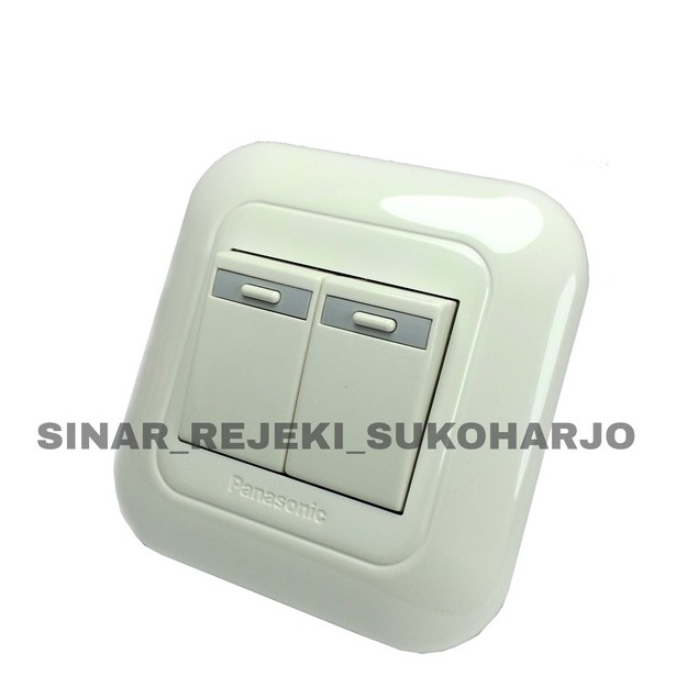 Panasonic Saklar Seri Double Ib Tanam Wej5531 Wej78029 Inbow