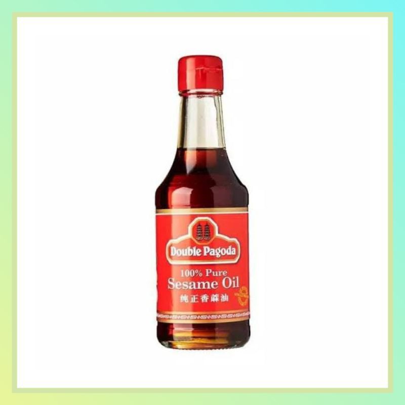 

Sesame Oil Double Pagoda 100% Pure Minyak Wijen 95 ml