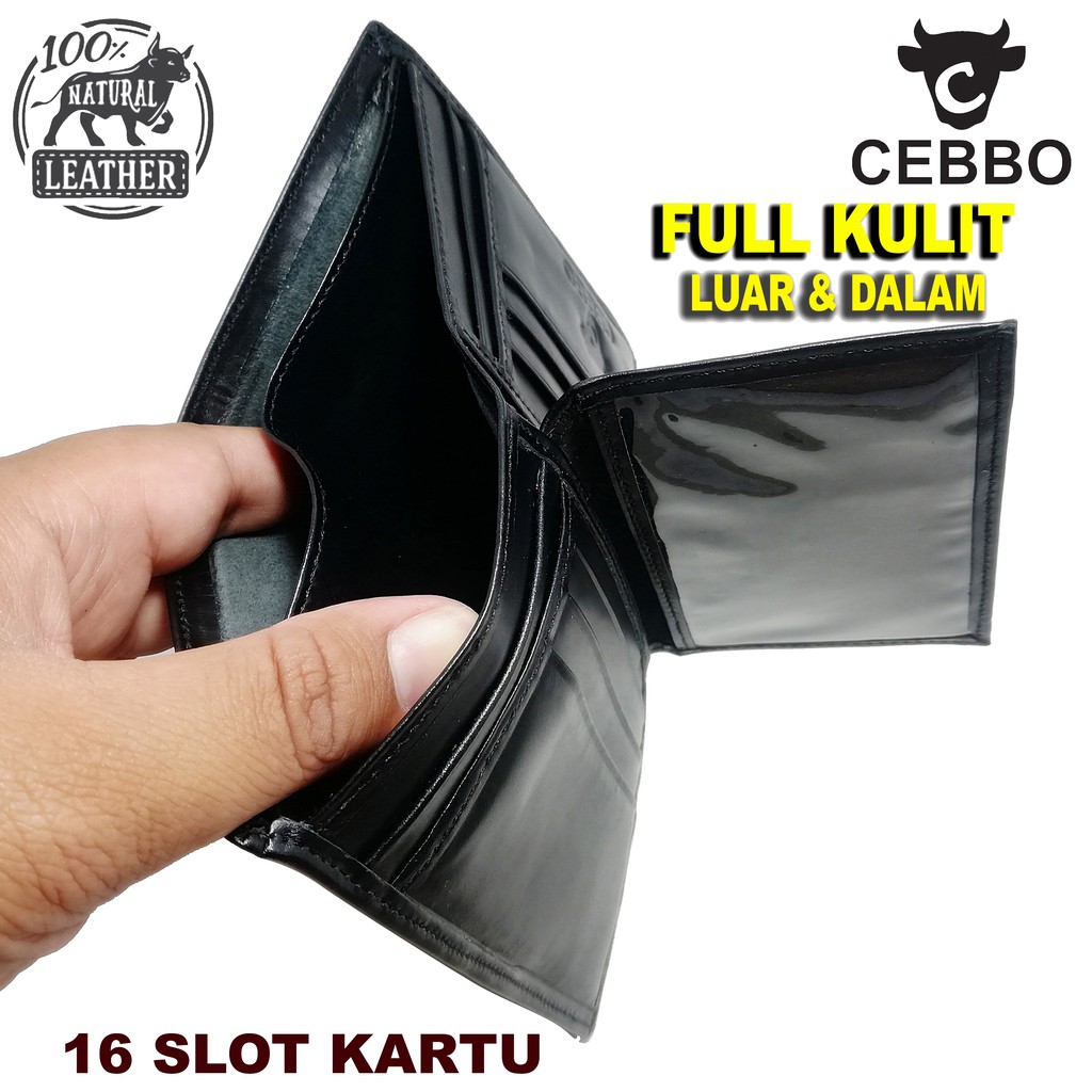 Dompet kulit pria FULL KULIT Asli sapi Original CEBBO