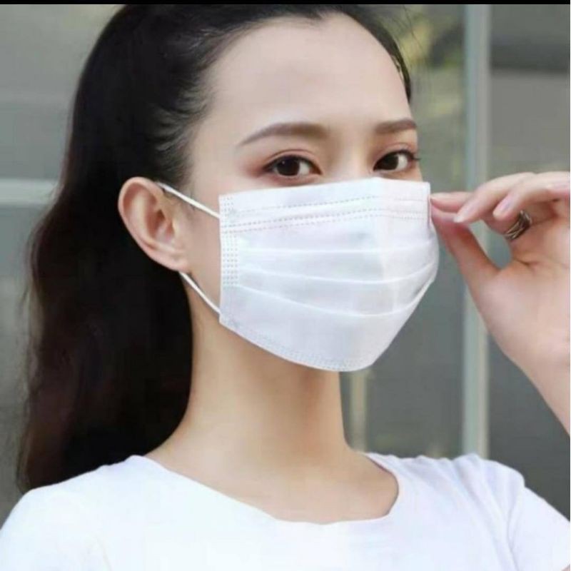 MASKER ALKINDO PUTIH 3 PLY / MASKER 3 PLY PUTIH ALKINDO / MASKER 3PLY PUTIH ANAK