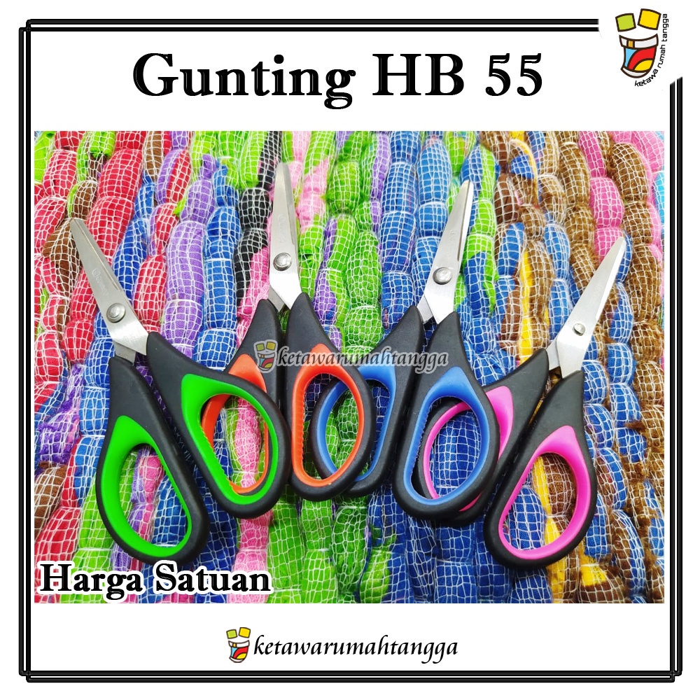 

Gunting Tipe HB 55 | Gunting Serbaguna | Gunting Murah | ketawarumahtangga