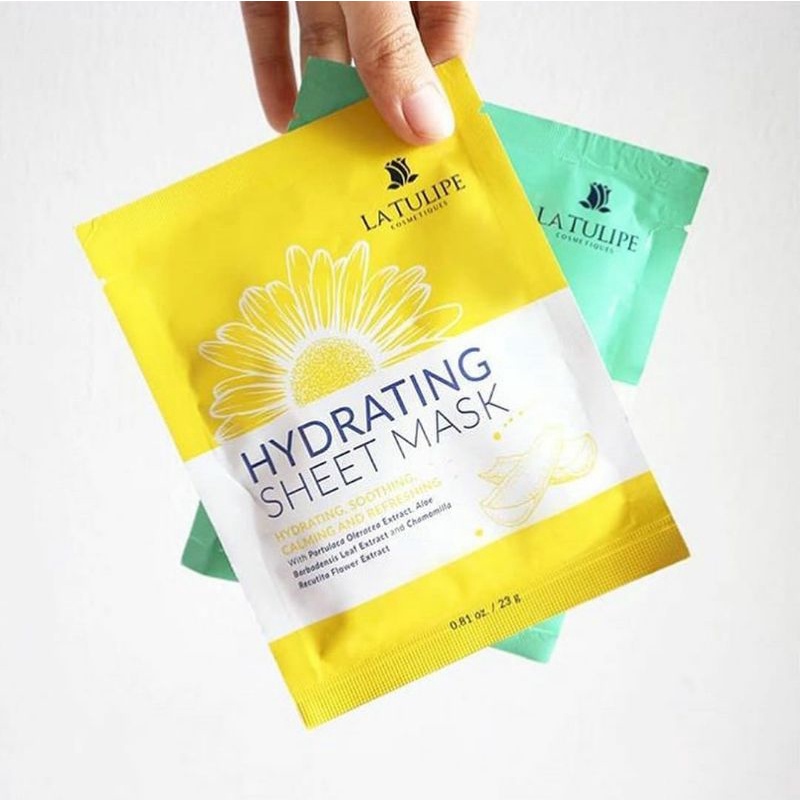 LA TULIPE SHEET MASK - HYDRATING &amp; BRIGHTENING