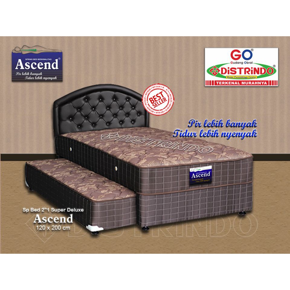 Springbed Sorong Bergaransi kualitas super, kain knitting promo Distrindo Pare