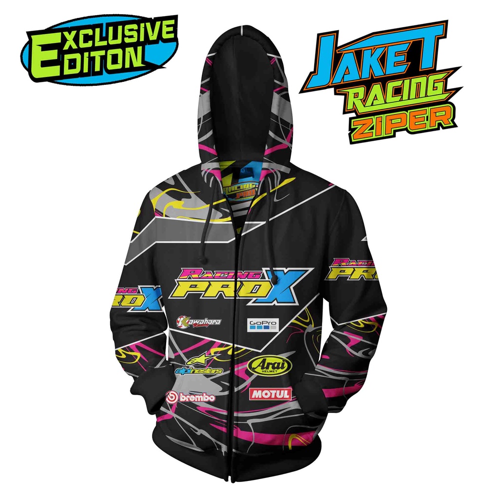 ZIPPER JAKET  RACING PRO X LIMITED EDITION EXCLUSIVE  BLACK GALAXY SERIES VII