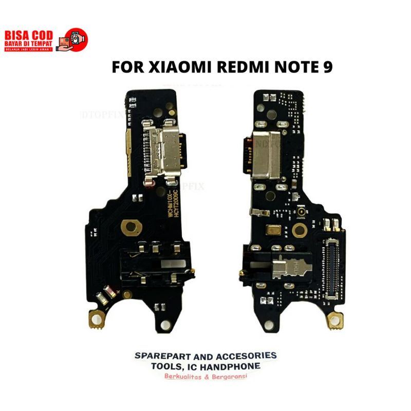 FLEXIBEL FLEXIBLE CHARGER PAPAN CAS XIAOMI REDMI NOTE 9 PCB PLUG IN MIC