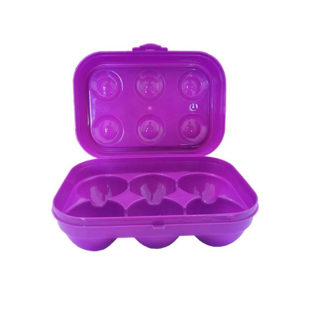 Kotak tempat penyimpanan telur / egg tray box 6 lubang