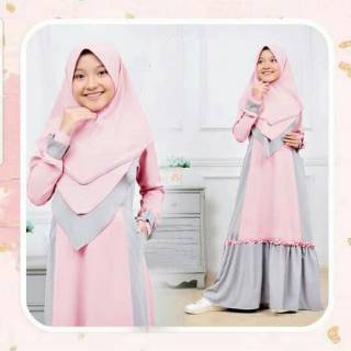 GAMIS ANAK  KOMBINASI WARNA USIA  8 11  TAHUN  AIRA FD LD80CM 