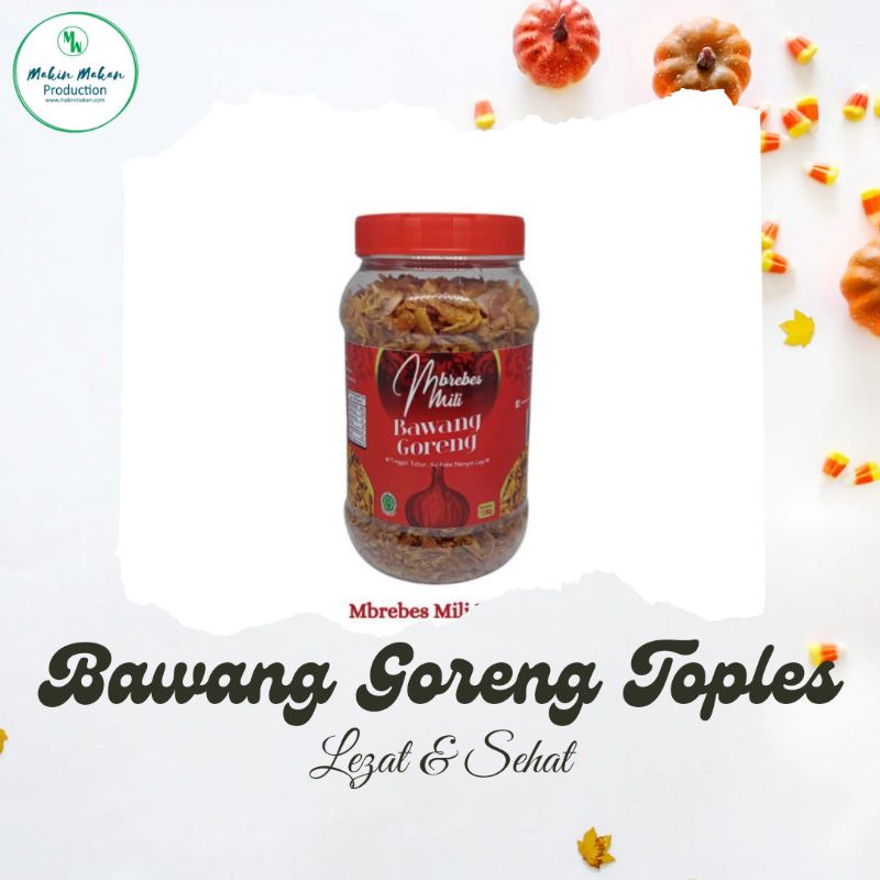 

Bawang Goreng Brebes Original Kemasan Toples - Bawang Merah Goreng - Bawang Putih Goreng