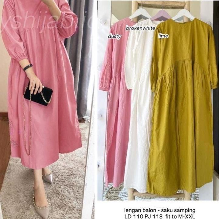 (READY) Curve midi dress SEIKA MIDI dress