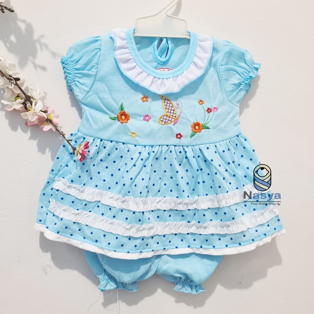 [N-031] Setelan baju kutung dan celana pendek bayi - motif lucu