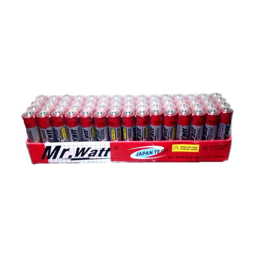 Baterai AAA A3 Traktormaxx Mr Watt Battery Original 60pcs