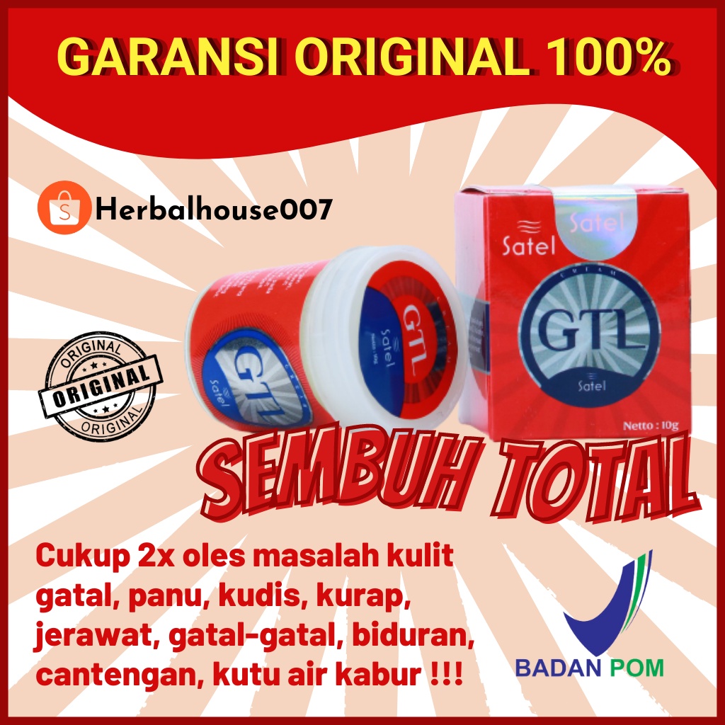PROMO SALEP SATEL GTL, ORIGINAL ASLI 100% BPOM | SALEP SATEL GTL GATEL