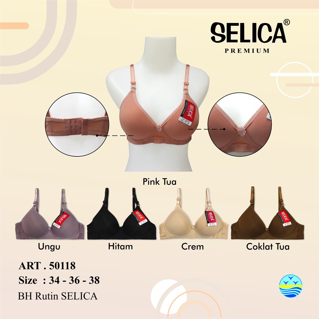 Selica Underwear - Bra Rutin Wanita - Bra Remaja Super Soft 50118