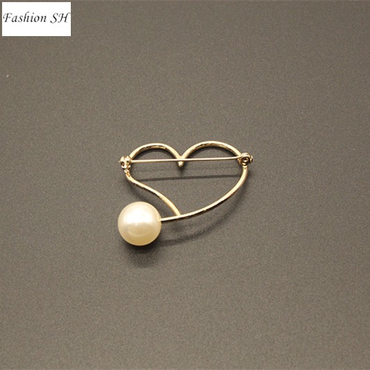 All-match fashionable pearl ring brooch     M40212