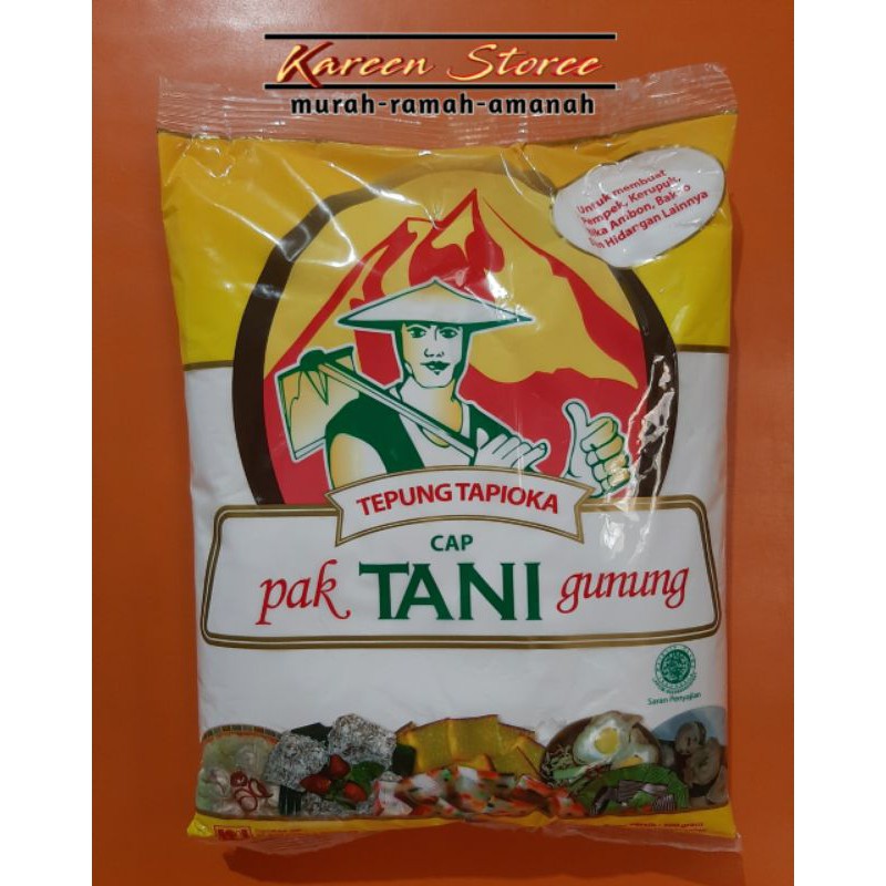 

Tepung Tapioka merk Cap Pak Tani Gunung 500gr