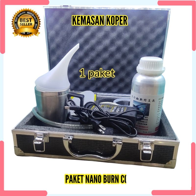 ALAT PEMBENING LAMPU MOBIL PAKET NANO BURN COATING LAMP 1 SET LIQUID NANO COATING HEADLAMP PAKET USA