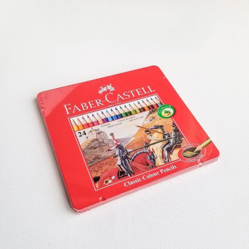 

Pensil Warna Kaleng Faber Castell Tin Case Classic 24 JunDW