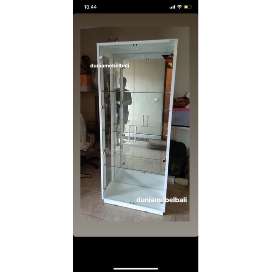 rak kaca display rak tas