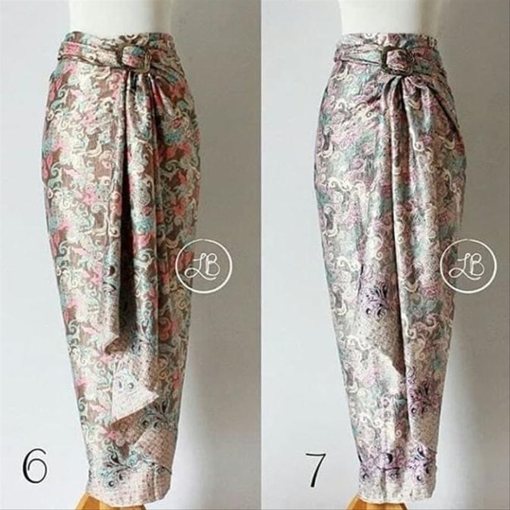 Rok Lilit / Kain Lilit Bawahan Kebaya Motif Kode 61 Dan 62