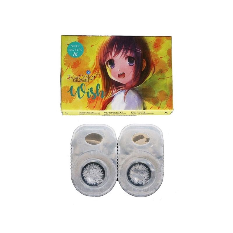 Softlens WISH/ Lensa mata 16mm/Big eyes/True color