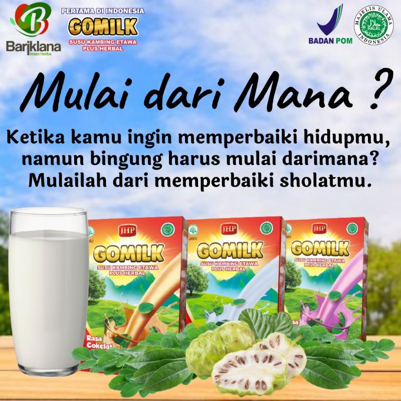 

susu kambing etawa plus herbal gomilk