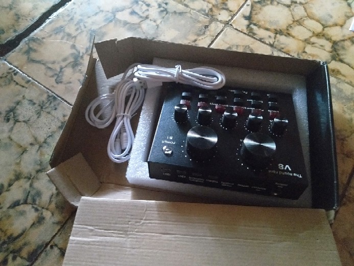 Sound card V8 Mixer SoundCard V8 MIXER Audio USB External