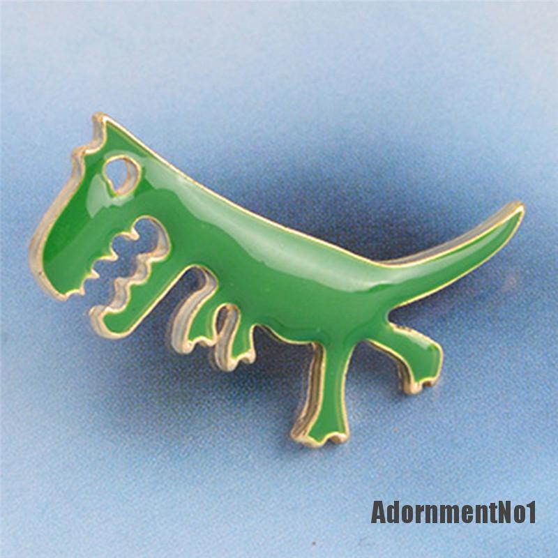 (Adornmentno1) Bros / Pin Desain Dinosaurus Enamel Untuk Aksesoris Pakaian