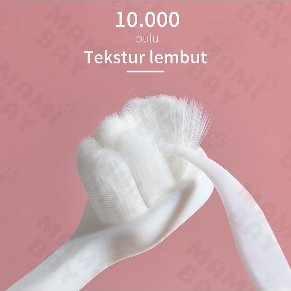 Mamibayi Sikat gigi anak bayi lembut baby toothbrush dengan sikat lidah