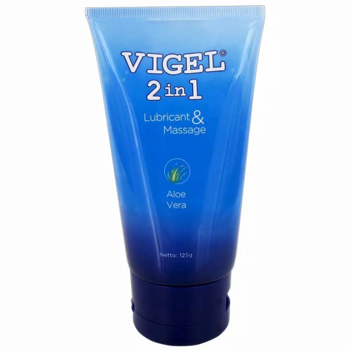 vigel 2 in 1 lubricant massage / vgel cairan pelumas rubricant 125 gr