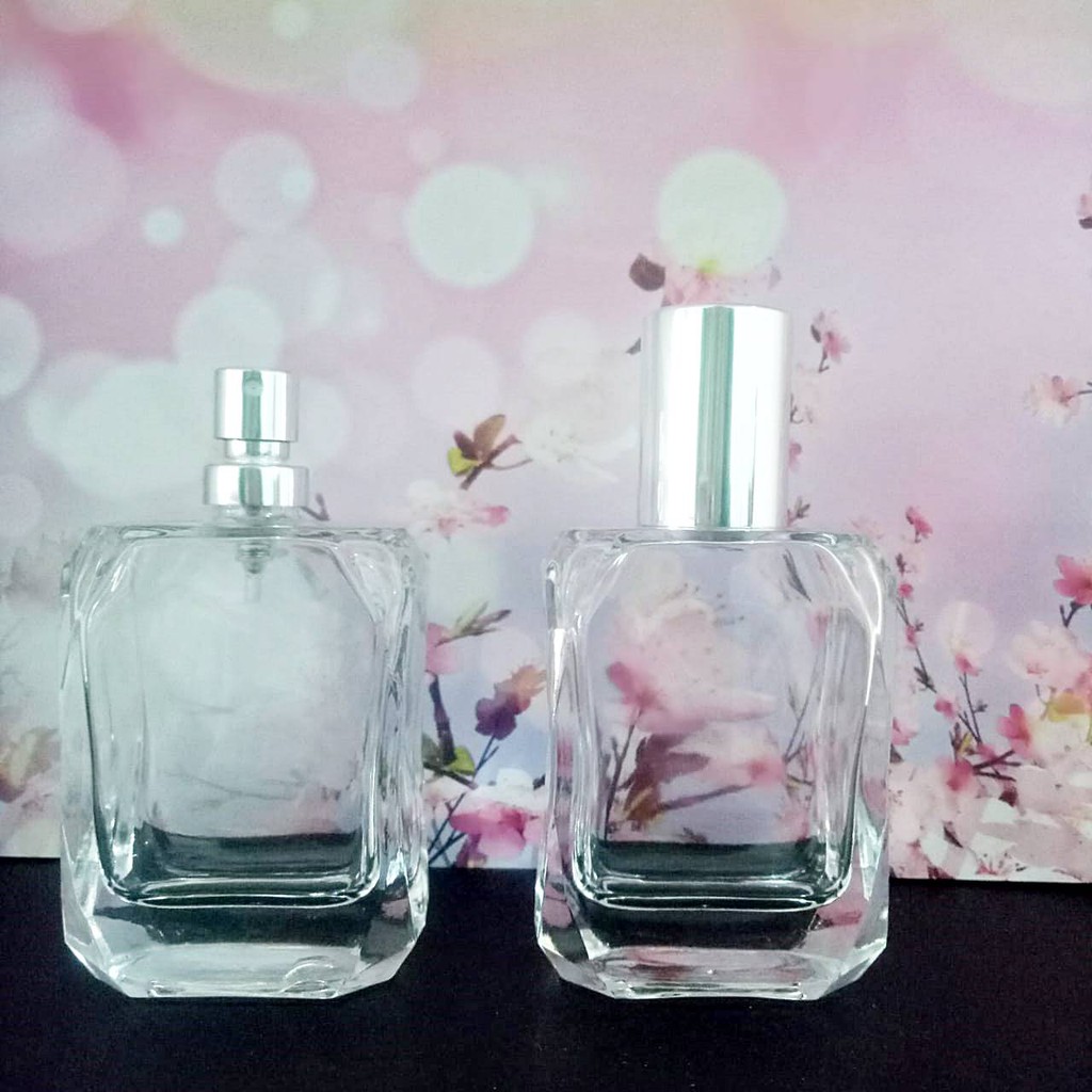 Botol Parfum kosong V32408 50 m diamond lengkap kartonan @120